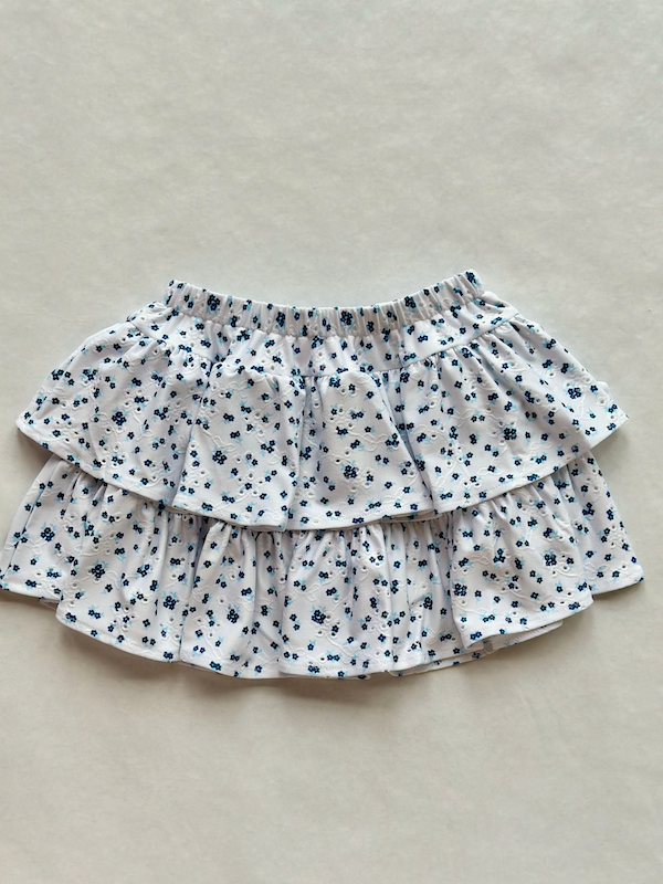 Floral Eylet Skirt