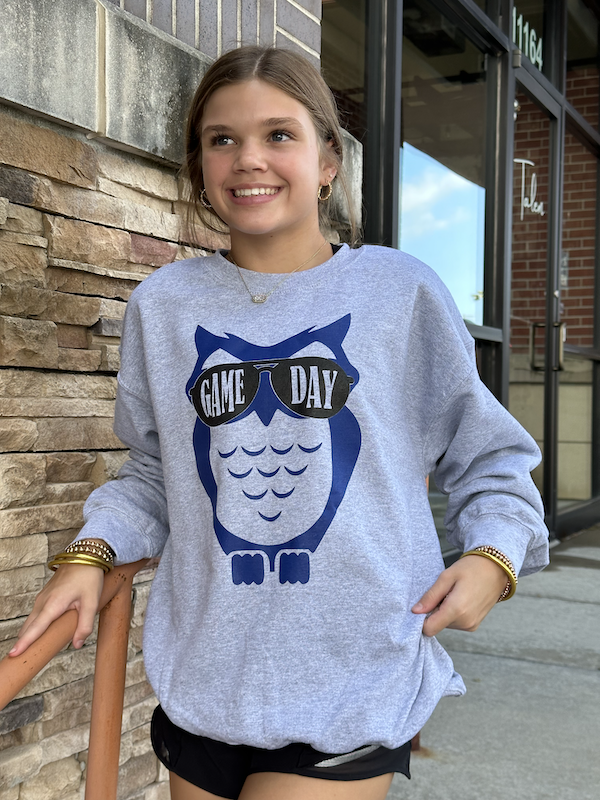 Owl Gameday Crewneck Sweatshirt