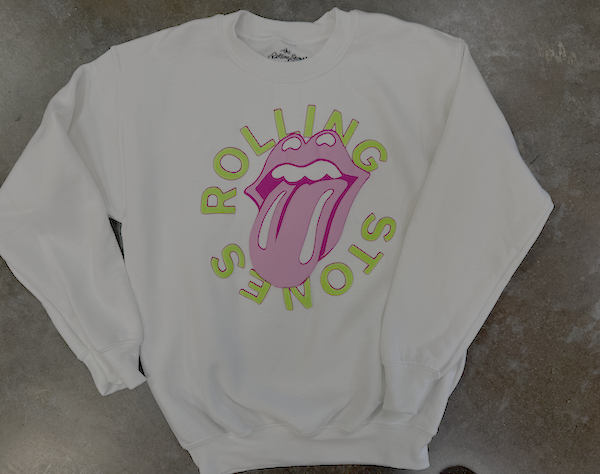 Rolling Stones/Neon Sweatshirt