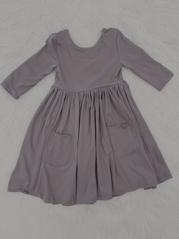 3/4 Sleeve Twirl Dress