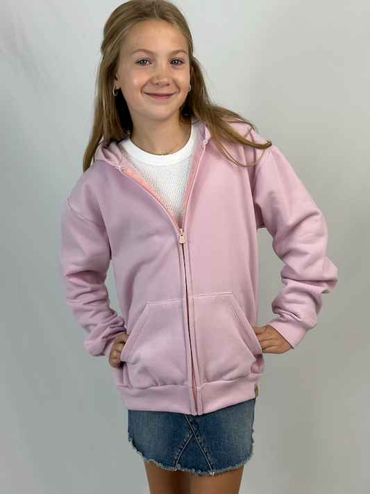 Lilac Hooded Sweat Jacket