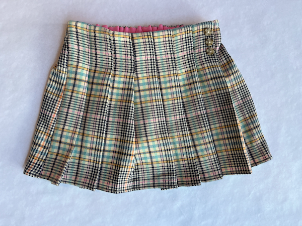 Plaid Skort